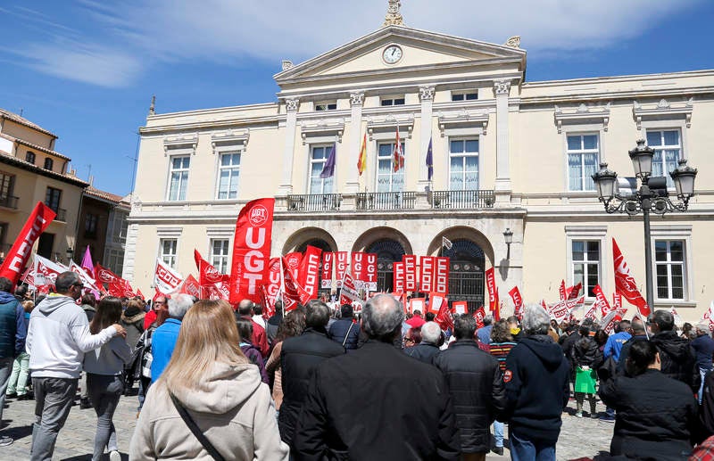 Manifestación del Primero de Mayo en Palencia