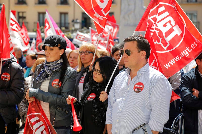 Manifestación del Primero de Mayo en Palencia