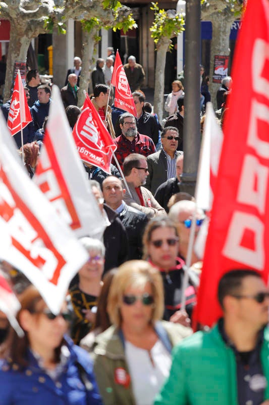 Manifestación del Primero de Mayo en Palencia