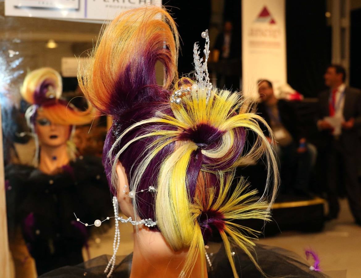 Campeonato Nacional de Peluquería celebrado en el LAVA de Valladolid
