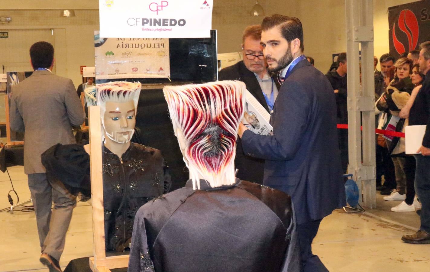 Campeonato Nacional de Peluquería celebrado en el LAVA de Valladolid