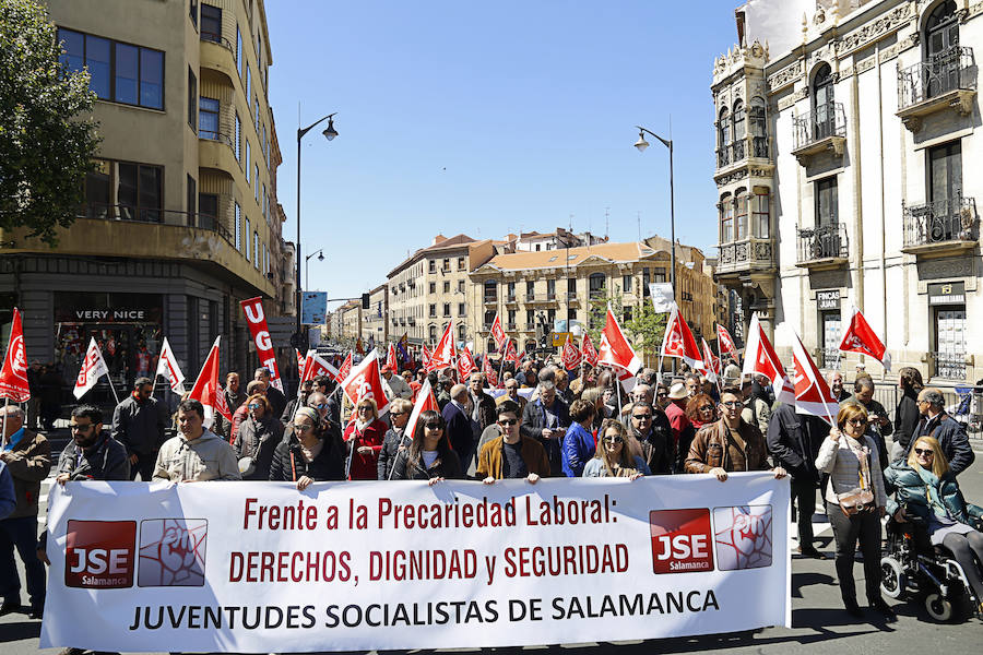 Manifestación del Primero de Mayo en Salamanca
