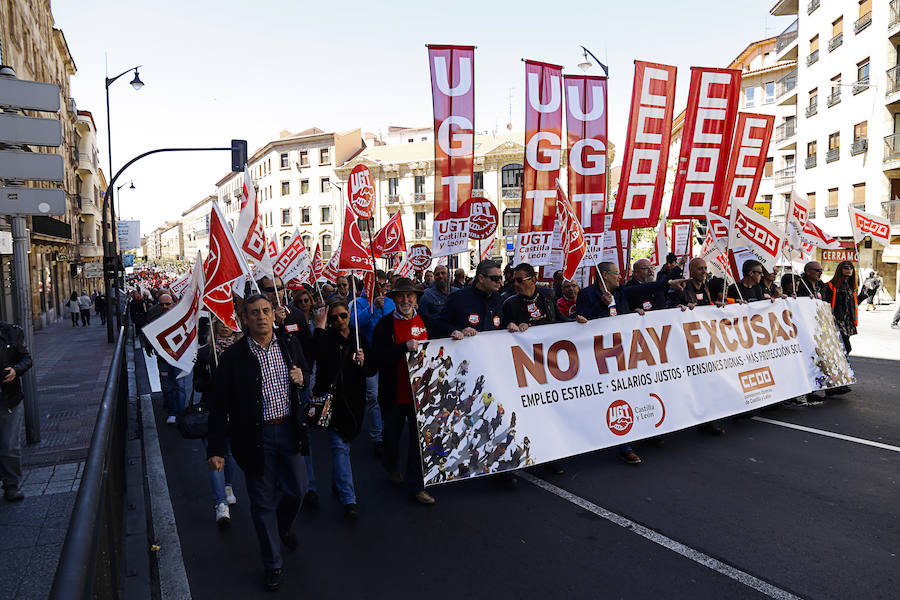 Manifestación del Primero de Mayo en Salamanca