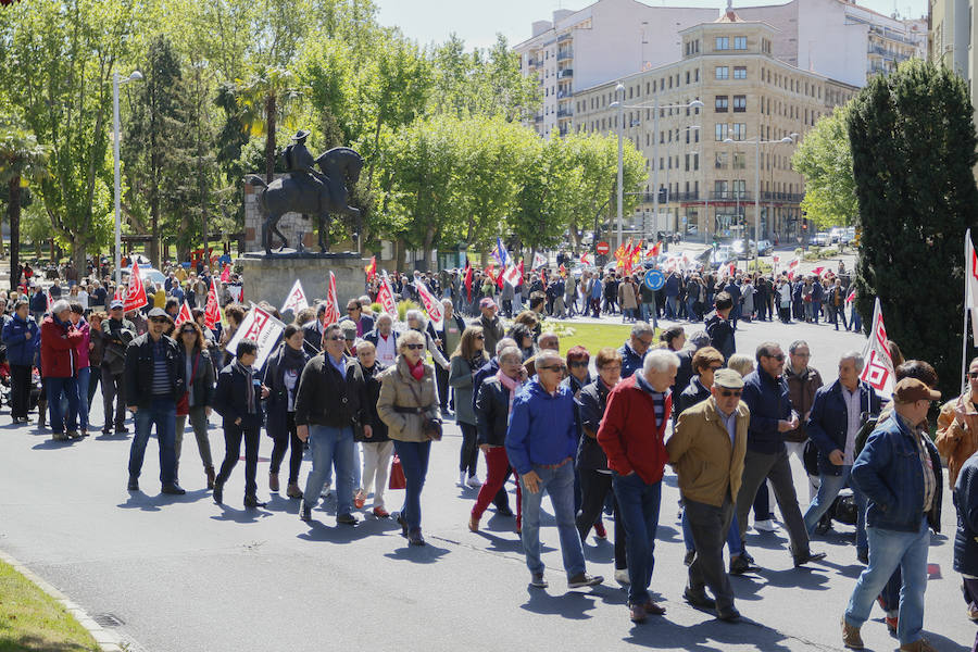 Manifestación del Primero de Mayo en Salamanca