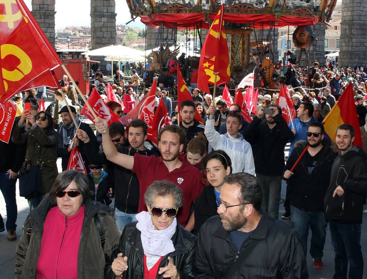 Manifestación del Primero de Mayo en Segovia