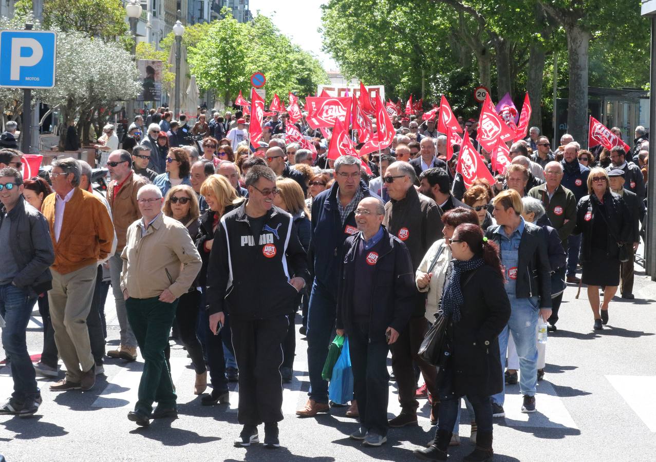 Manifestación del Primero de Mayo en Valladolid