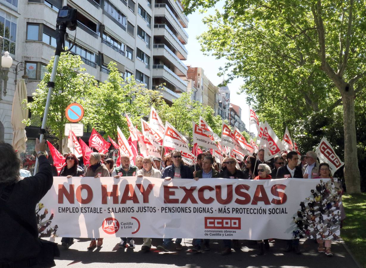 Manifestación del Primero de Mayo en Valladolid