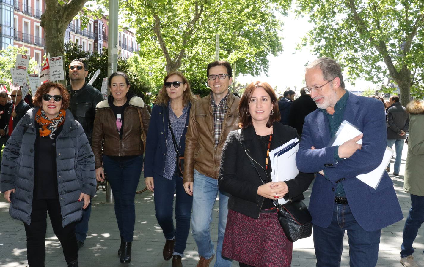 Manifestación del Primero de Mayo en Valladolid