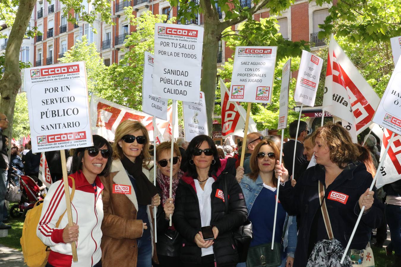 Manifestación del Primero de Mayo en Valladolid