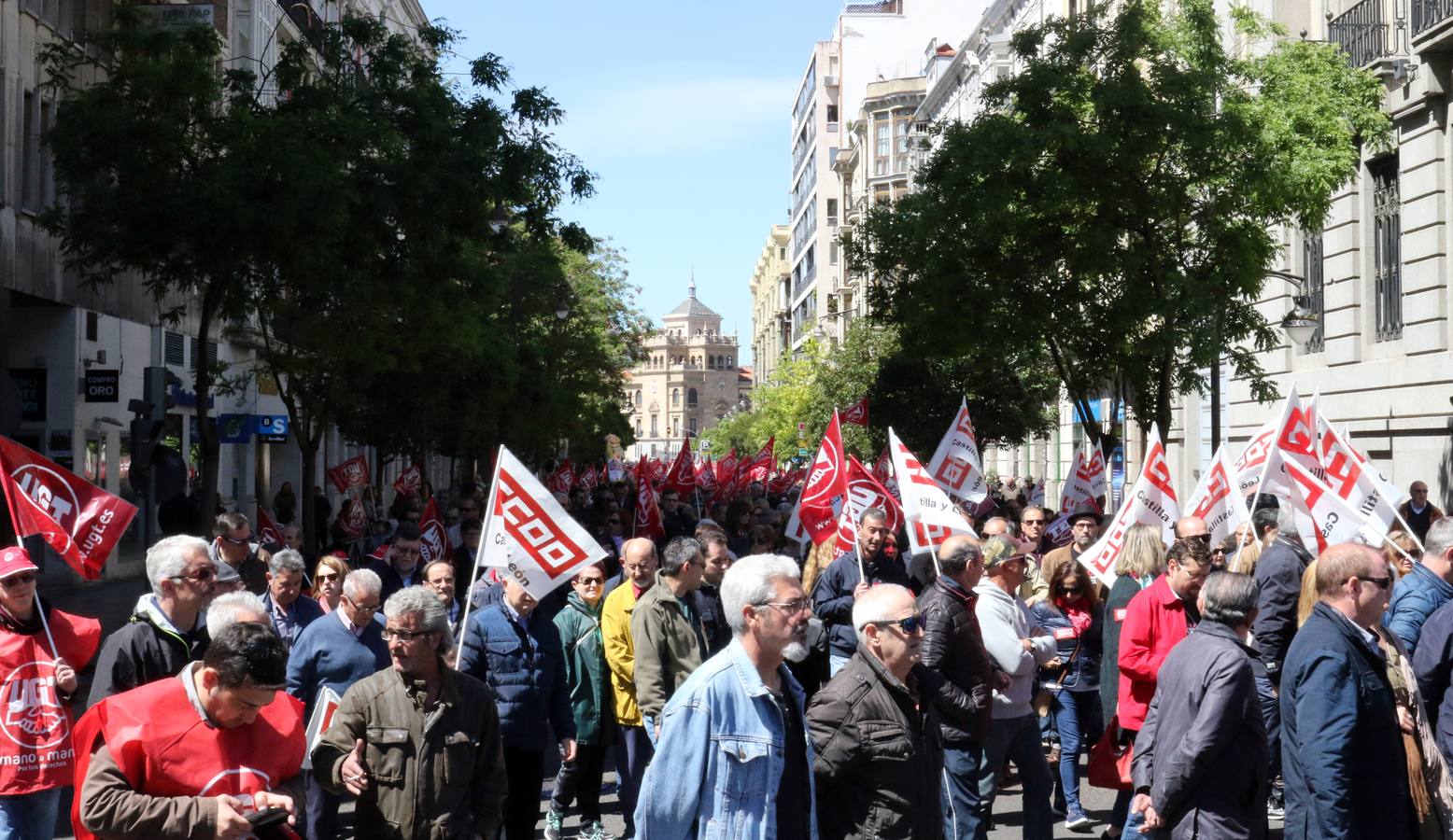 Manifestación del Primero de Mayo en Valladolid