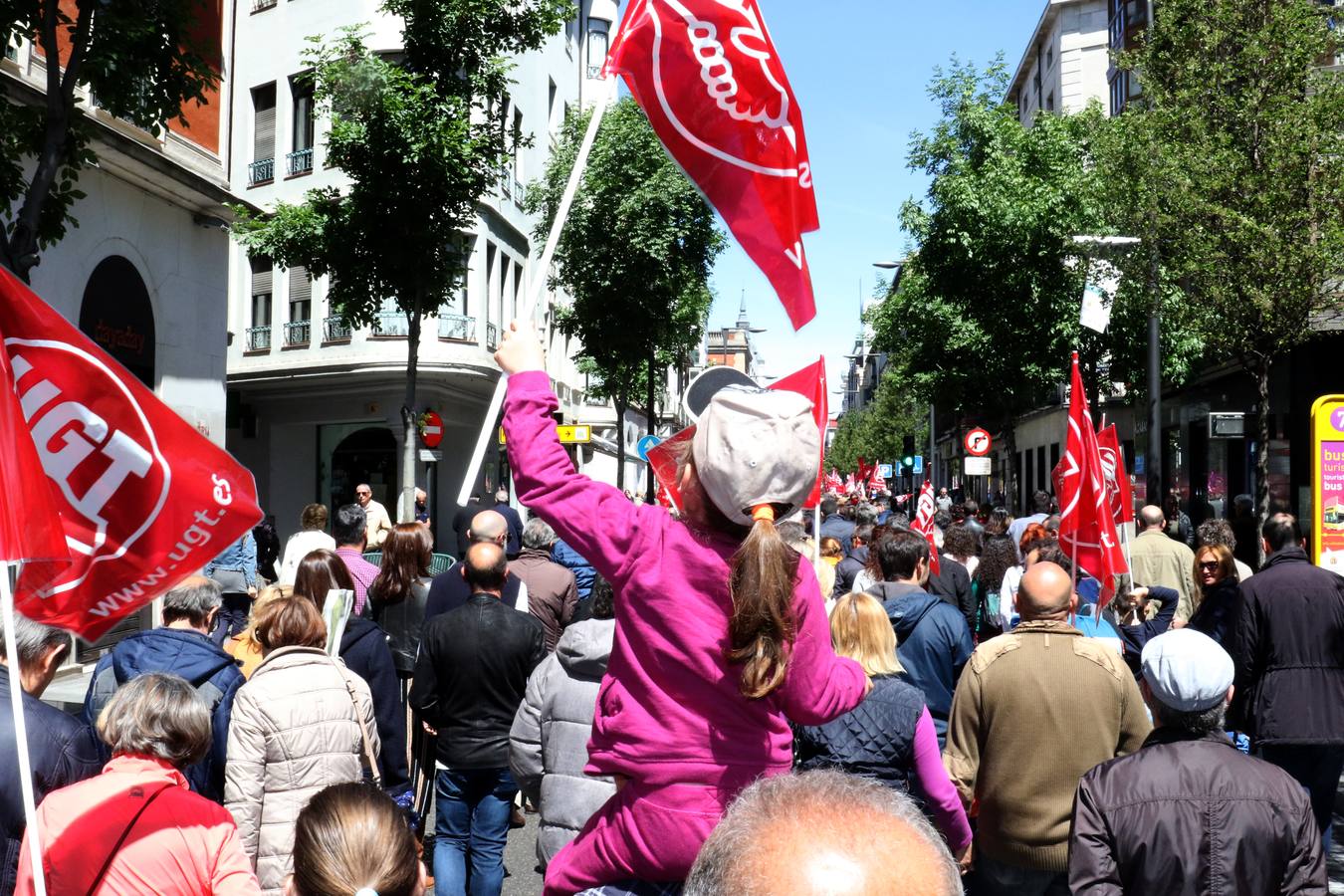 Manifestación del Primero de Mayo en Valladolid