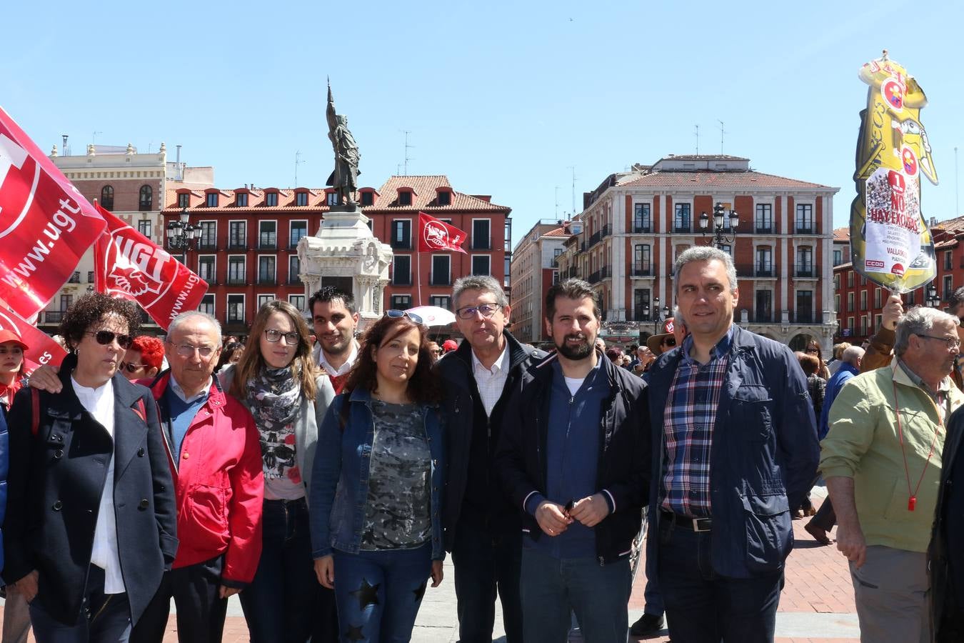 Manifestación del Primero de Mayo en Valladolid