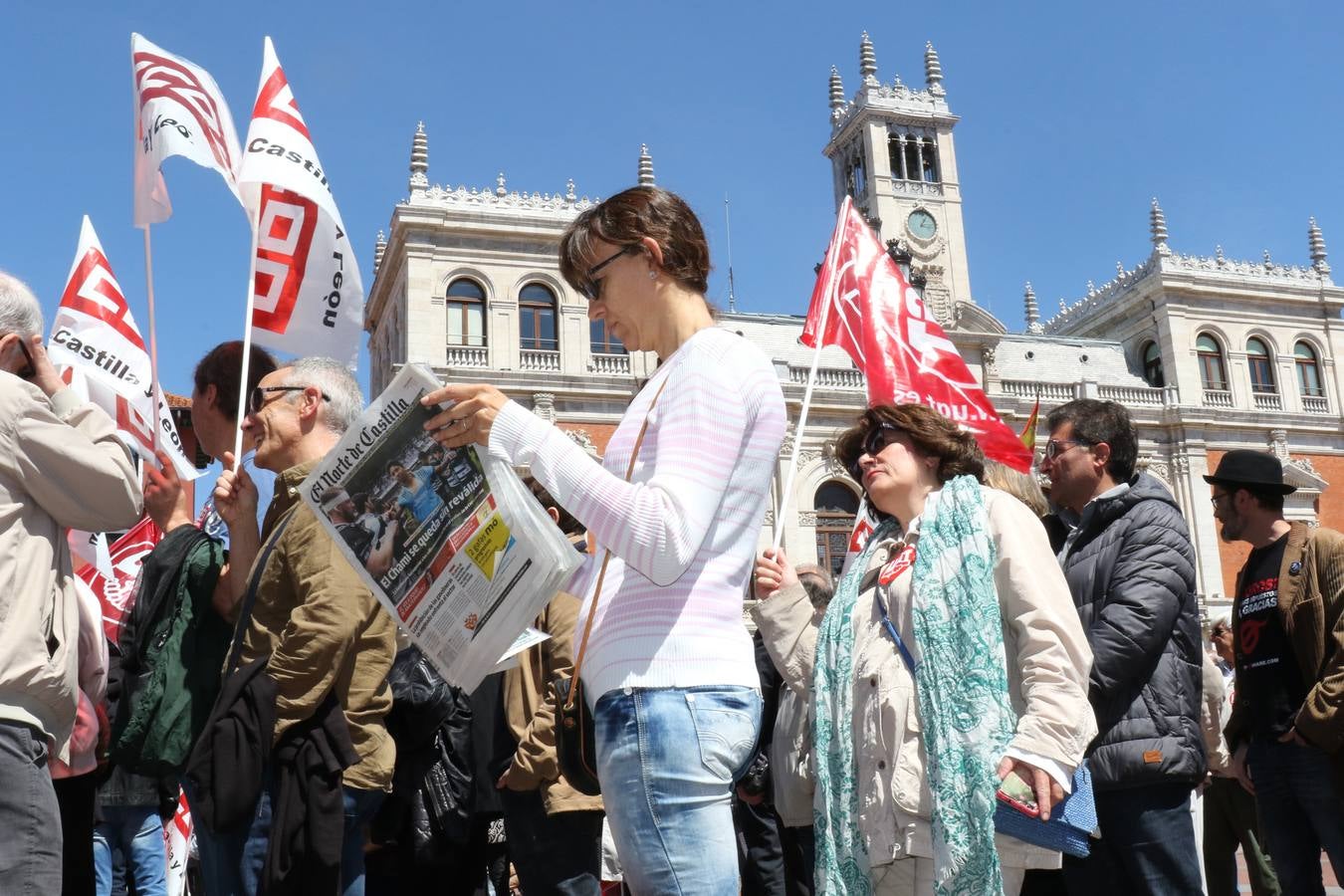 Manifestación del Primero de Mayo en Valladolid