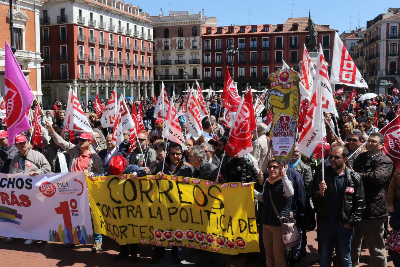 Manifestación del Primero de Mayo en Valladolid