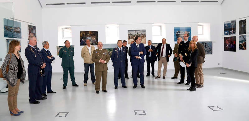 Inauguración de la exposición &#039;Misión Atalanta: La lucha contra la piratería en el Índico&#039; en el Centro Cultural Lecrác de Palencia