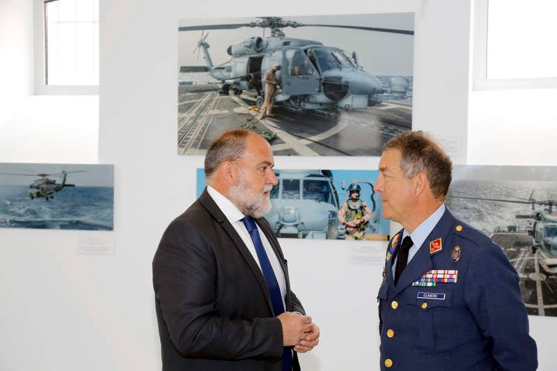 Inauguración de la exposición &#039;Misión Atalanta: La lucha contra la piratería en el Índico&#039; en el Centro Cultural Lecrác de Palencia