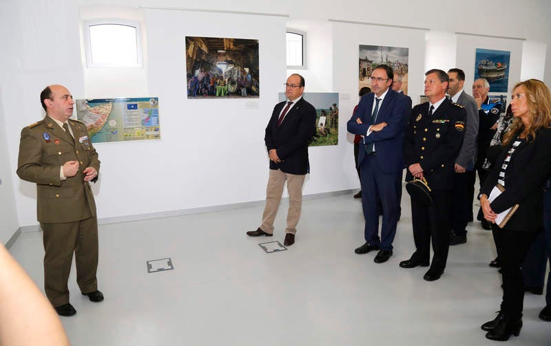 Inauguración de la exposición &#039;Misión Atalanta: La lucha contra la piratería en el Índico&#039; en el Centro Cultural Lecrác de Palencia