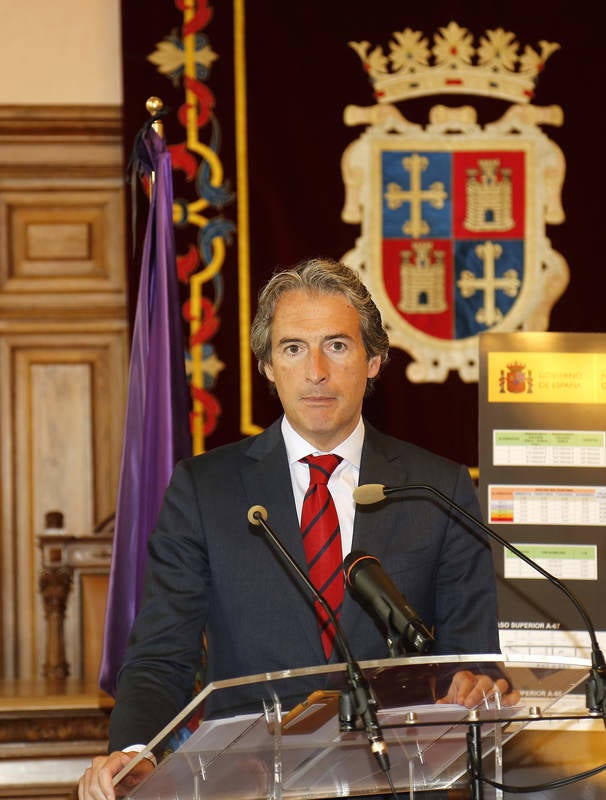 Visita del ministro de Fomento, Íñigo de la Serna, a Palencia