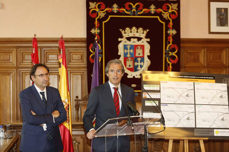 Visita del ministro de Fomento, Íñigo de la Serna, a Palencia