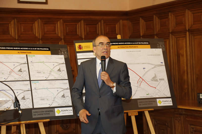 Visita del ministro de Fomento, Íñigo de la Serna, a Palencia