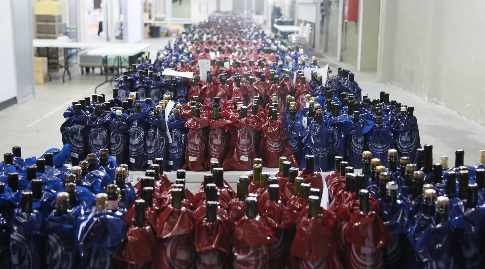 Arrancan en la Feria Internacional de Valladolid las catas a ciegas del Concurso Mundial de Bruselas