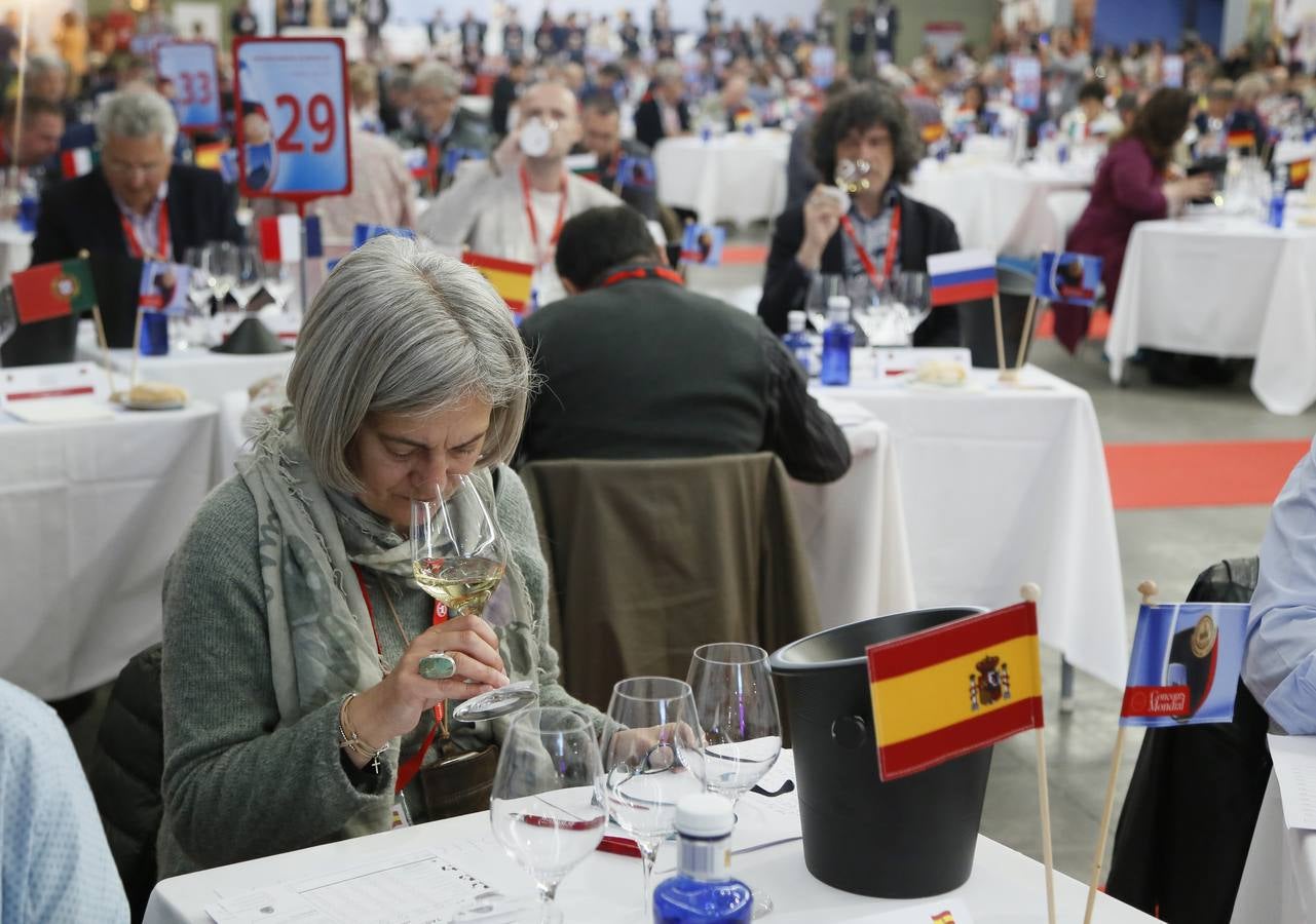 Arrancan en la Feria Internacional de Valladolid las catas a ciegas del Concurso Mundial de Bruselas