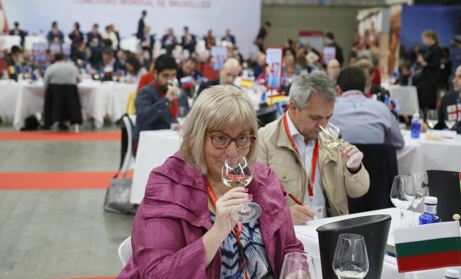 Arrancan en la Feria Internacional de Valladolid las catas a ciegas del Concurso Mundial de Bruselas