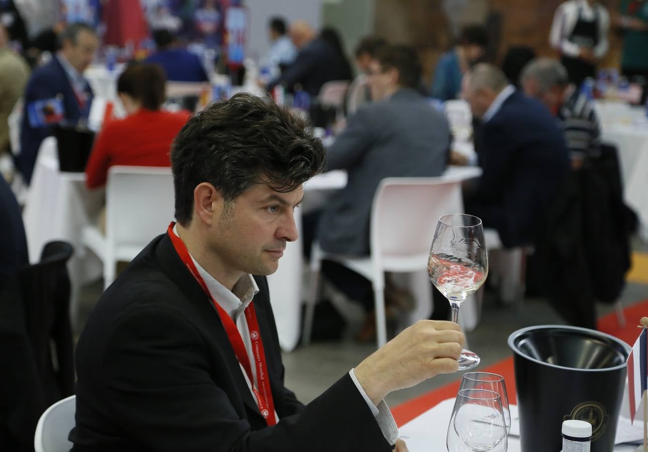 Arrancan en la Feria Internacional de Valladolid las catas a ciegas del Concurso Mundial de Bruselas