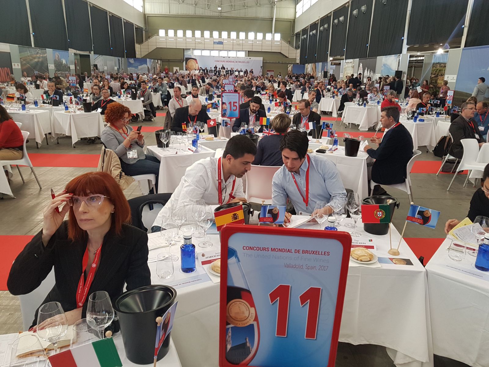Arrancan en la Feria Internacional de Valladolid las catas a ciegas del Concurso Mundial de Bruselas