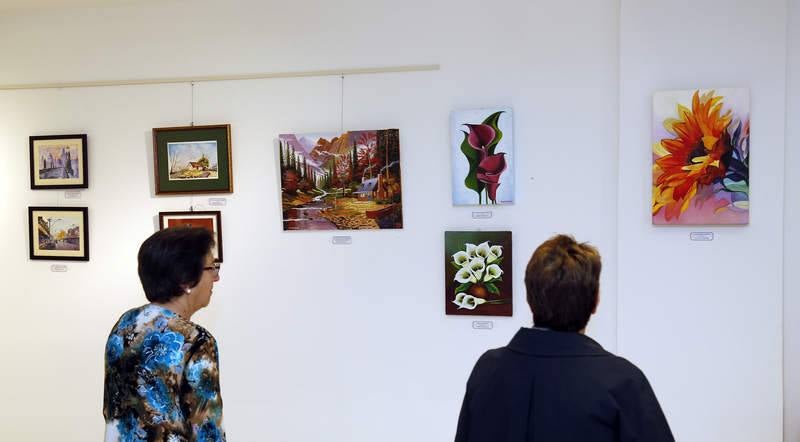 Exposición de trabajos realizados por los alumnos de las Aulas de Mayores de Palencia