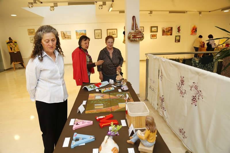 Exposición de trabajos realizados por los alumnos de las Aulas de Mayores de Palencia