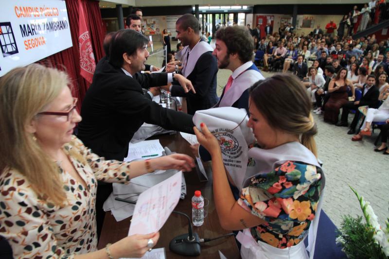 Ceremonias de graduación en la Facultad de Ciencias Sociales, Jurídicas y de la Comunicación