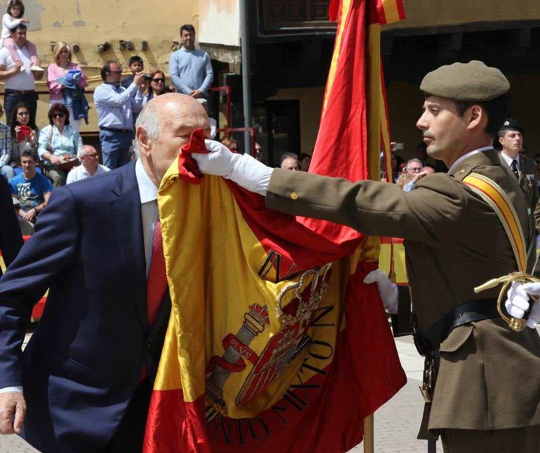 Paredes de Nava rinde honores a las Fuerzas Armadas (1/2)