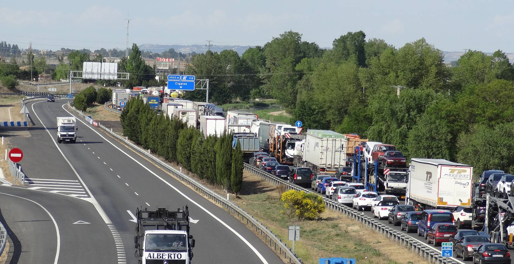 Accidente mortal en la A-62 a la altura de Cabezón de Pisuerga