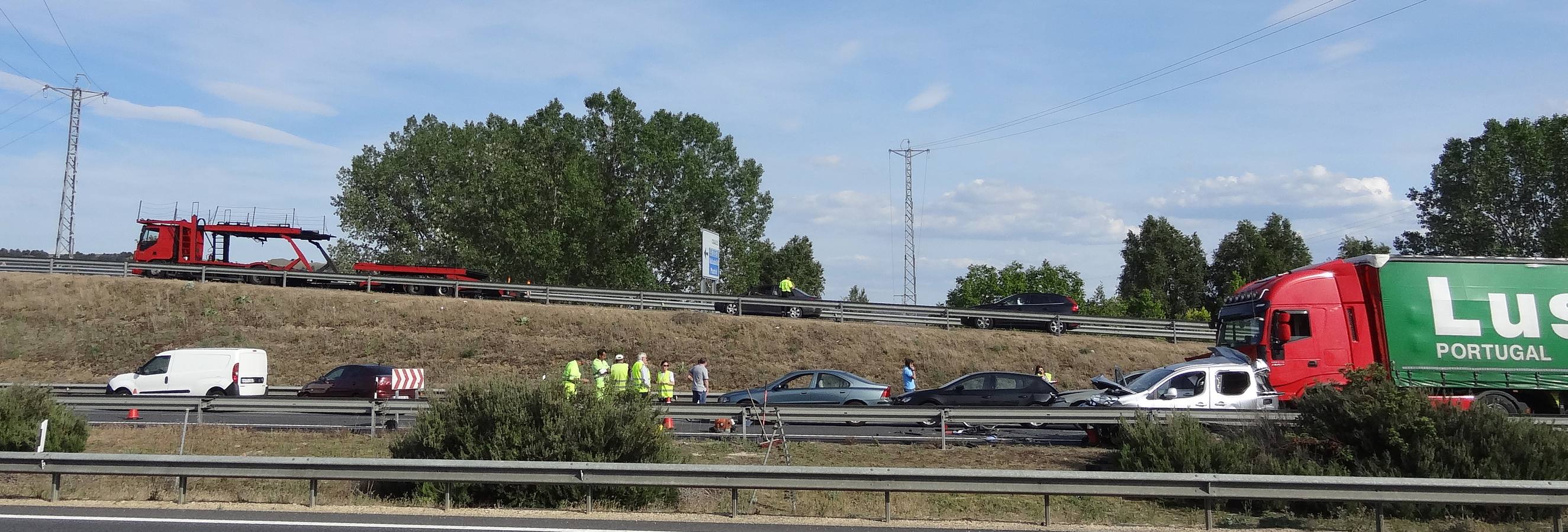 Accidente mortal en la A-62 a la altura de Cabezón de Pisuerga