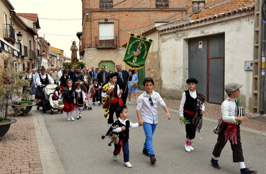 Hoguera y fiestas de San Isidro en Torquemada