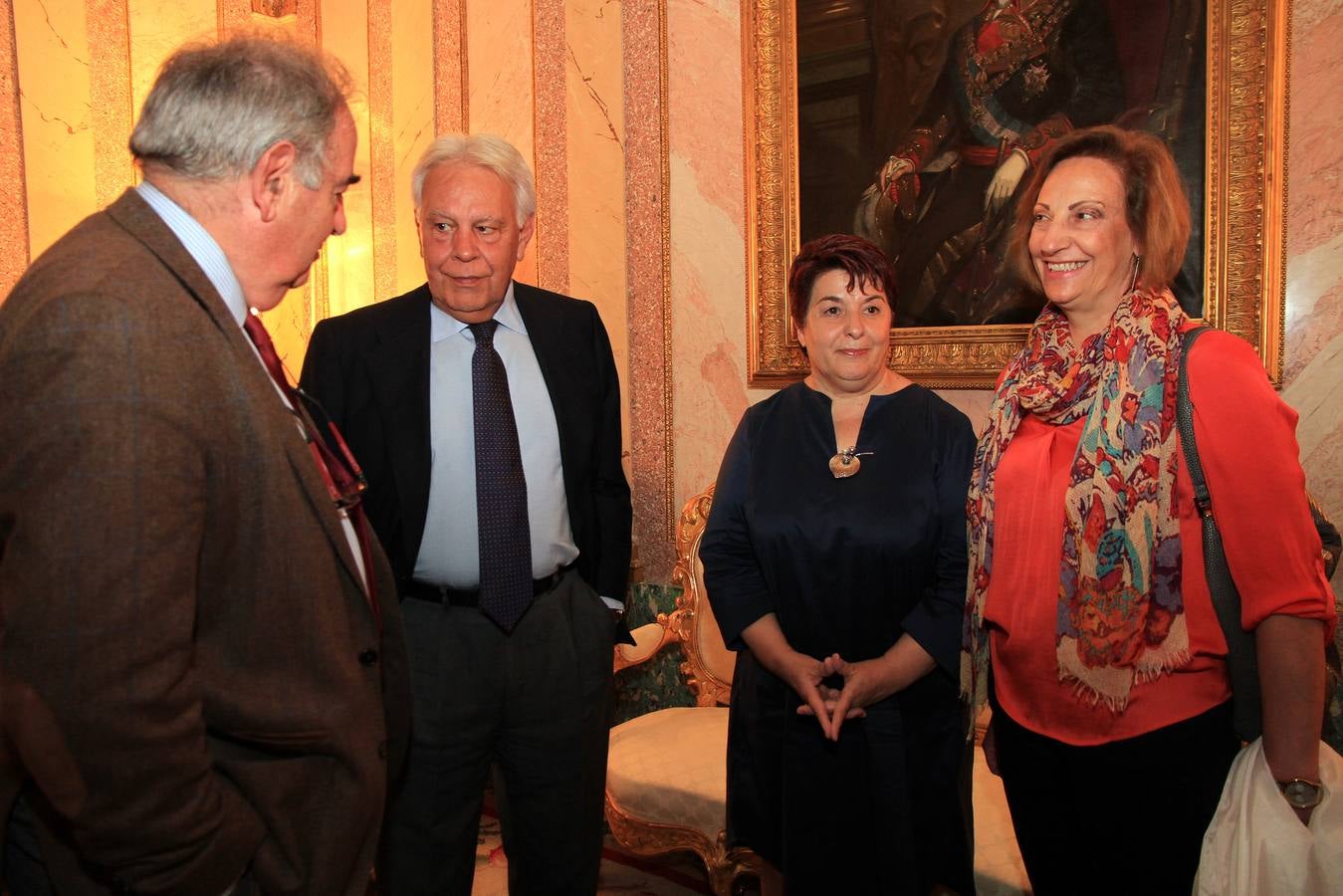 Felipe González visita Segovia