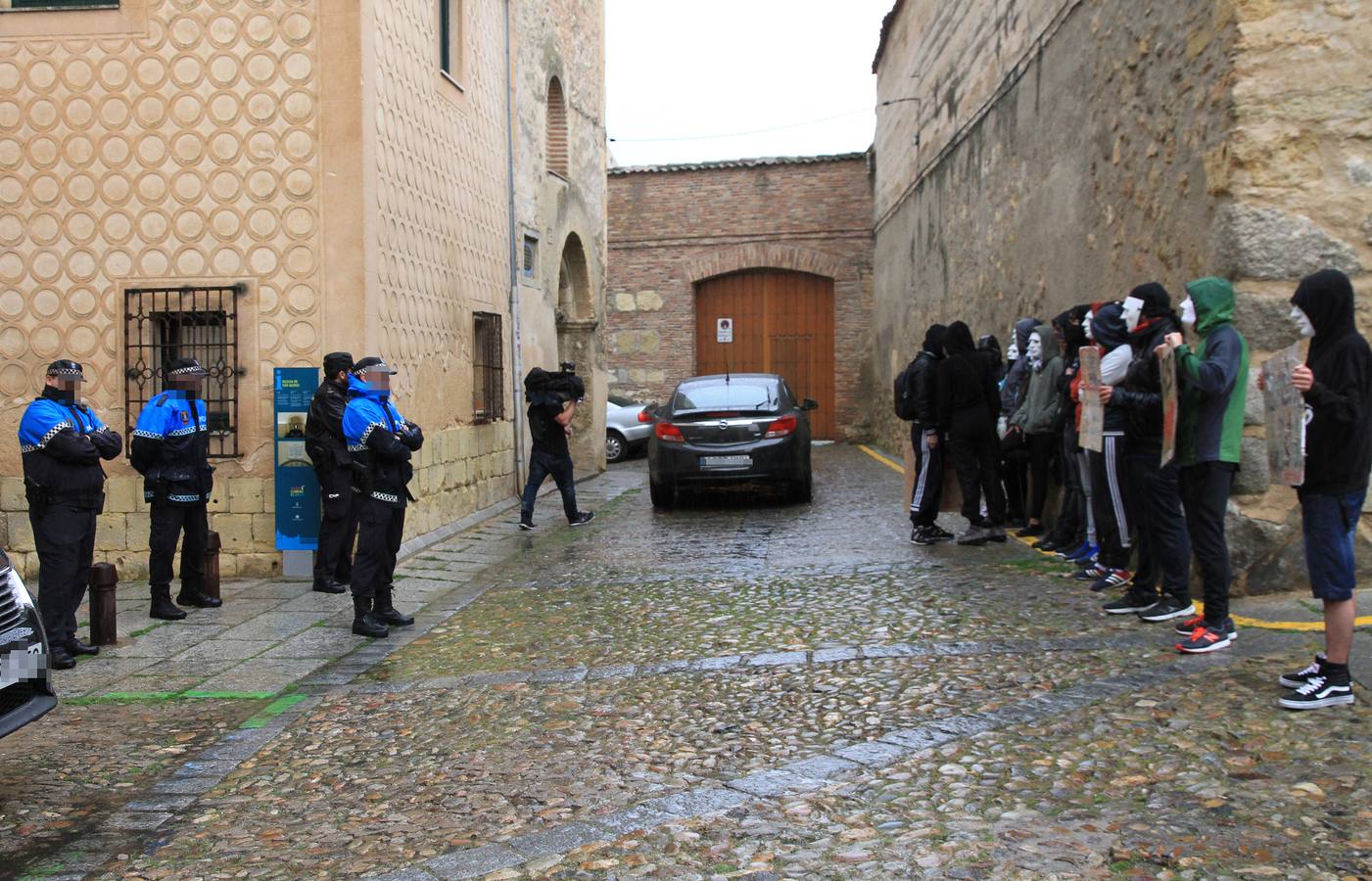 Felipe González visita Segovia