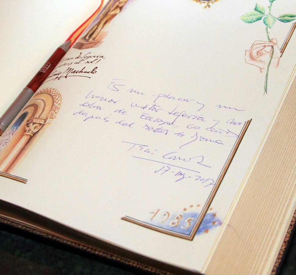 Felipe González visita Segovia