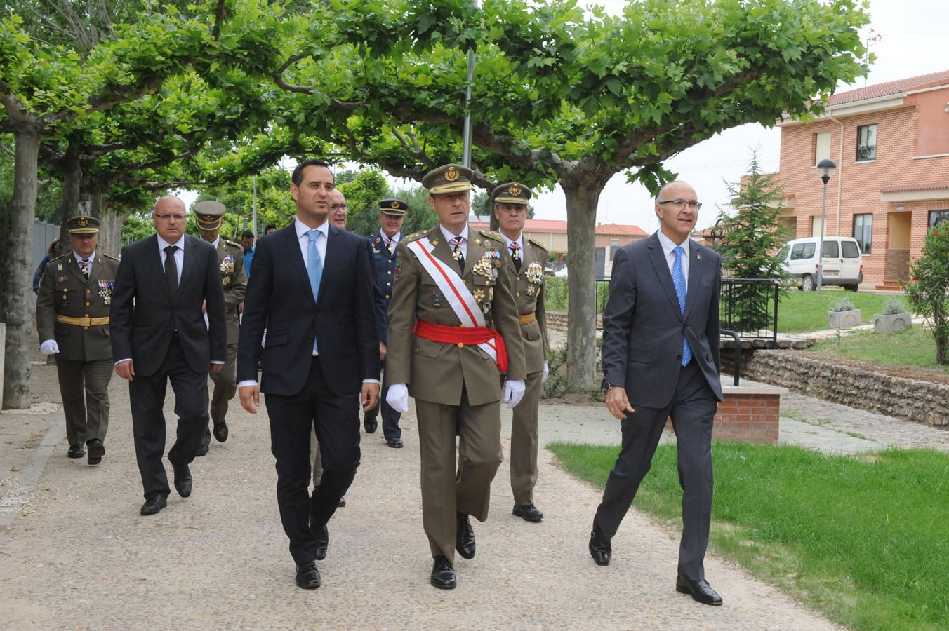 Jura de bandera de civiles en Serrada (Valladolid)