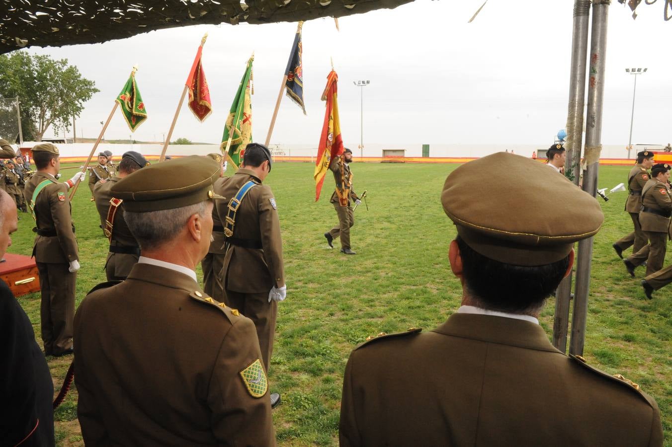 Jura de bandera de civiles en Serrada (Valladolid)