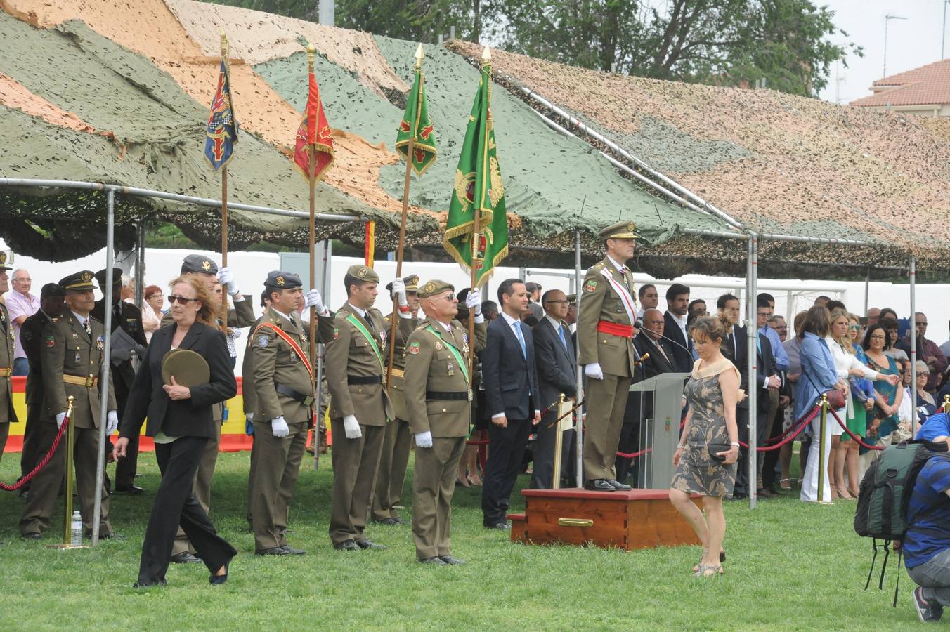 Jura de bandera de civiles en Serrada (Valladolid)