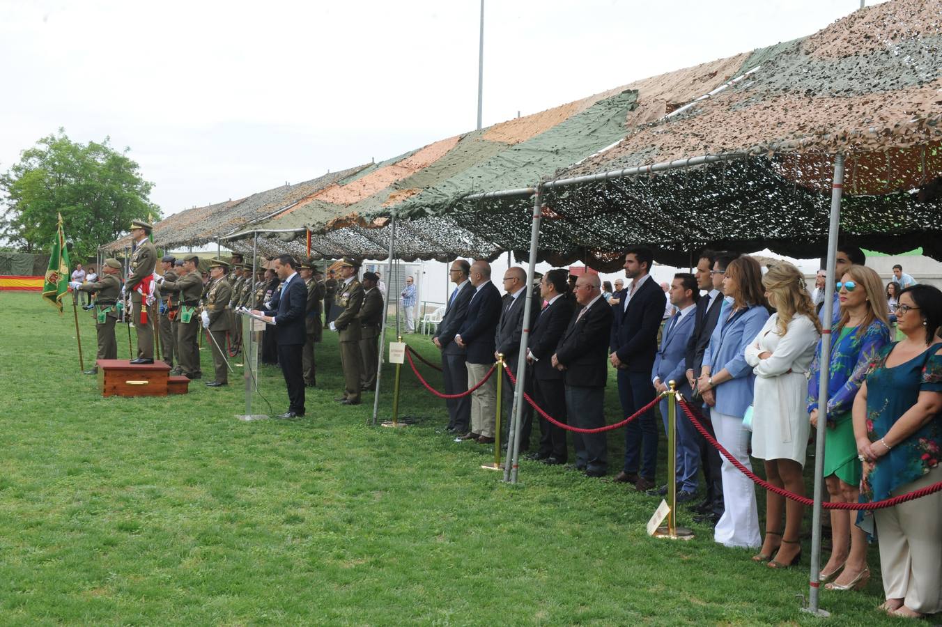 Jura de bandera de civiles en Serrada (Valladolid)