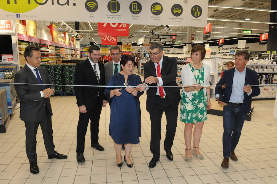 Inauguración de Carrefour en  Segovia