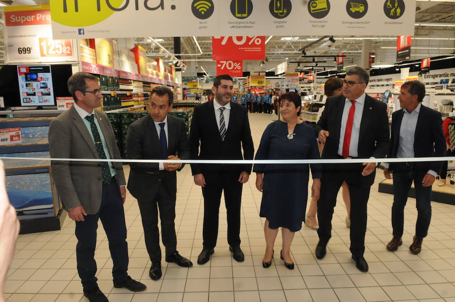 Inauguración de Carrefour en  Segovia