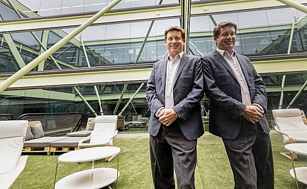 Scott Arpajian, CEO Softonic, en las oficinas de la empresa en Barcelona.