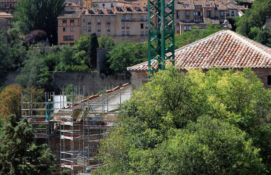 Obras en el Monasterio de Santa María del Parral de Segovia