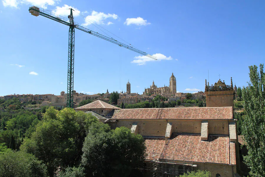 Obras en el Monasterio de Santa María del Parral de Segovia