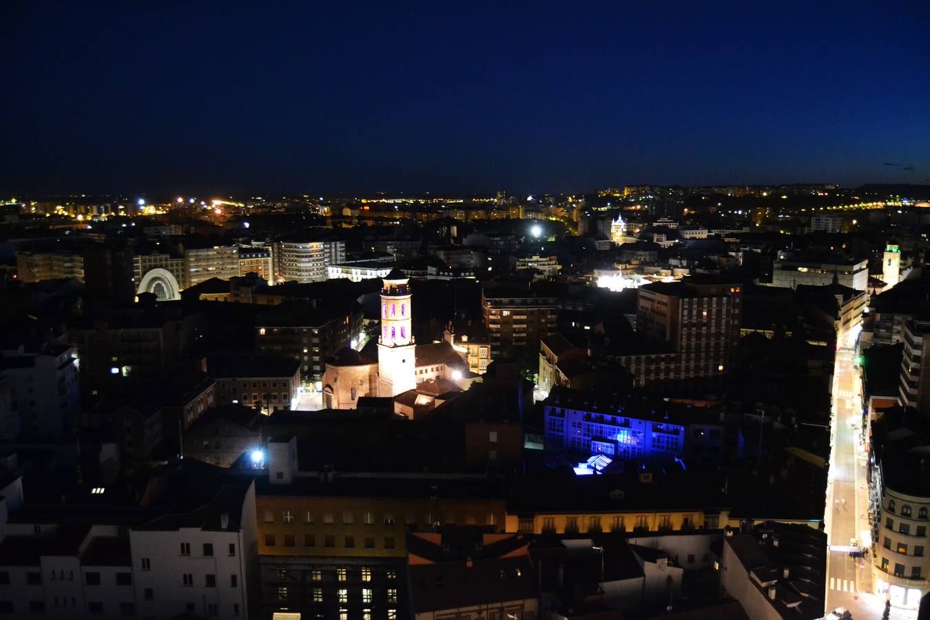 Visita a la torre de la Catedral de noche