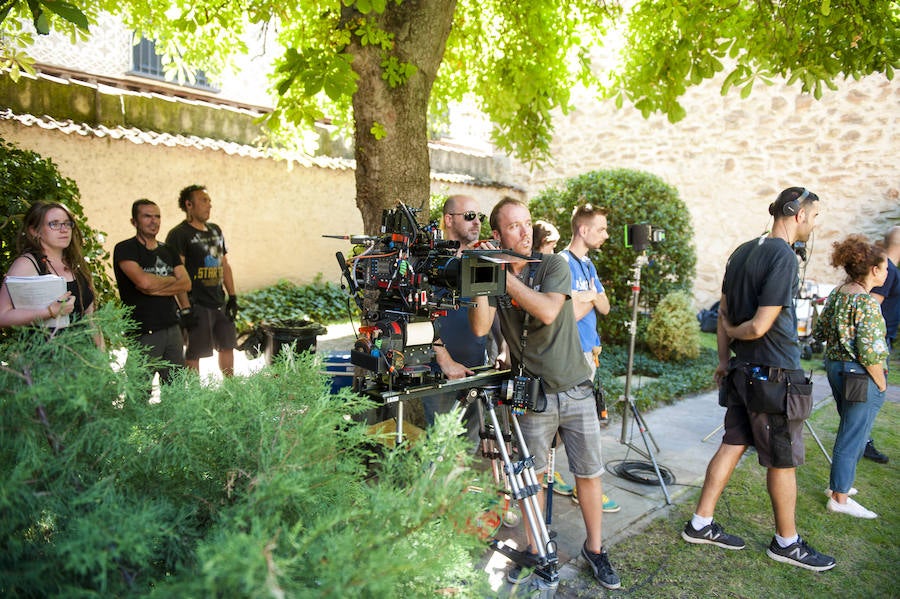 Rodaje de la serie &#039;Gigantes&#039; en Segovia con Daniel Grao